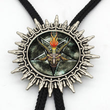 Load image into Gallery viewer, Pentagram Western Bolo Necklace