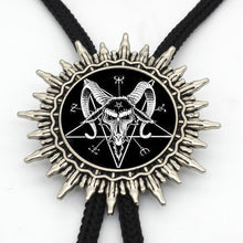 Load image into Gallery viewer, Pentagram Western Bolo Necklace