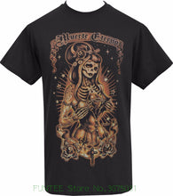 Load image into Gallery viewer, Print Men T Shirt Summer Mens Black T-shirt Screaming Demons Muerte Eterno Horror Day Of The Dead S - 5xl