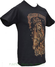 Load image into Gallery viewer, Print Men T Shirt Summer Mens Black T-shirt Screaming Demons Muerte Eterno Horror Day Of The Dead S - 5xl